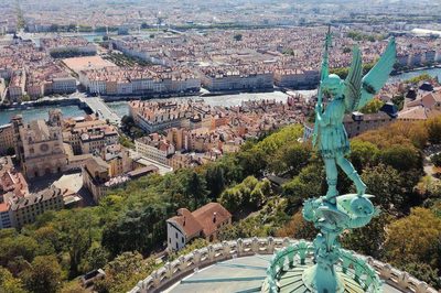 Vue panoramique de la ville de Lyon